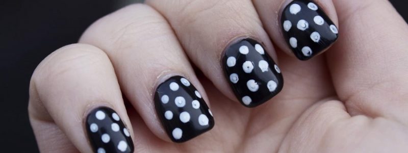 Awesome Ideas for Black and White Nails Designs